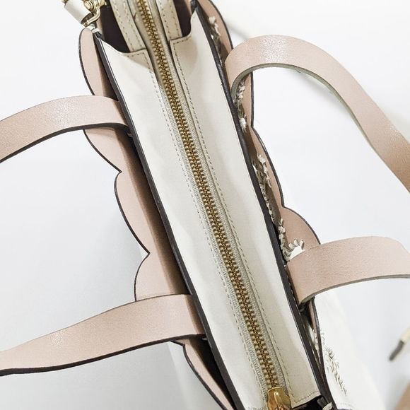 Kate Spade Mini Mina Magnolia Street Eyelet Handbag with Crossbody Attachment - Picture 6 of 9